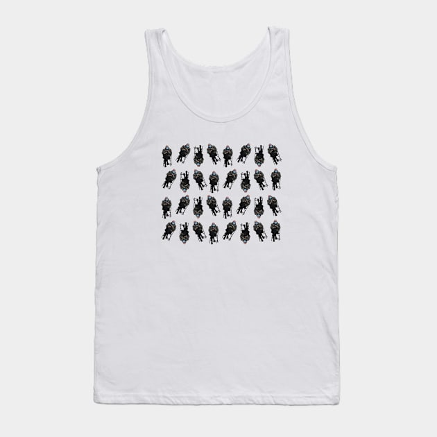 Bernie Sanders Inauguration Meme pattern Tank Top by valentinahramov